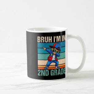 Second Grade Dabbing Boy Bruh I'm In 1st Grade Stu Coffee Mug