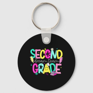 Second Grade Dream Team 2nd Grade Back to School Key Ring