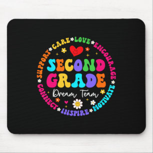 Second Grade Dream Team Back To School Teacher Lov Mouse Pad