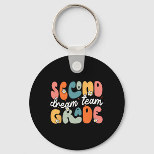 Second Grade Dream Team Ck To School Hello 2nd Gra Key Ring