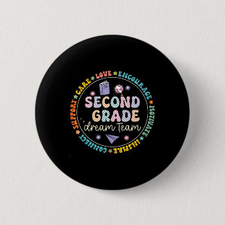 Second Grade Dream Team Ck To School Tour Students 6 Cm Round Badge