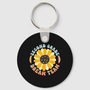 Second Grade Dream Team Teacher Student Back To Sc Key Ring