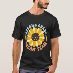 Second Grade Dream Team Teacher Student Back To Sc T-Shirt