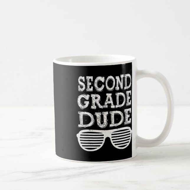 Second Grade Dude  Back To School Gift  Coffee Mug (Right)