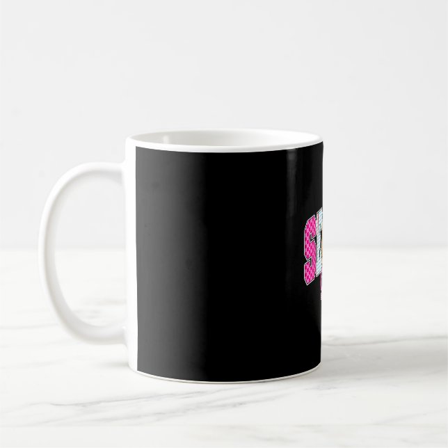 Second grade funny back to school happy first day coffee mug (Left)