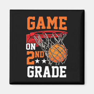 Second Grade Game On Basketball Back To School 2nd Magnet