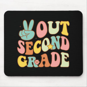 Second Grade Groovy Last Days School 2nd Grade Mouse Pad