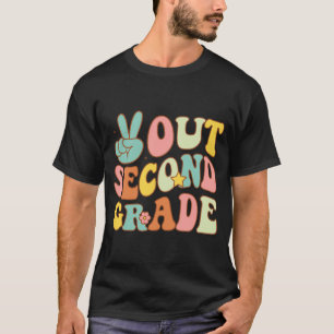 Second Grade Groovy Last Days School 2nd Grade T-Shirt