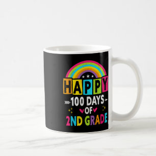Second Grade Happy 100 Days Of 2nd Grade Teacher S Coffee Mug