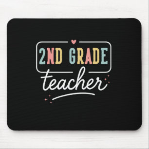 Second Grade Heart Teacher Gifts 2nd Grade Back To Mouse Pad
