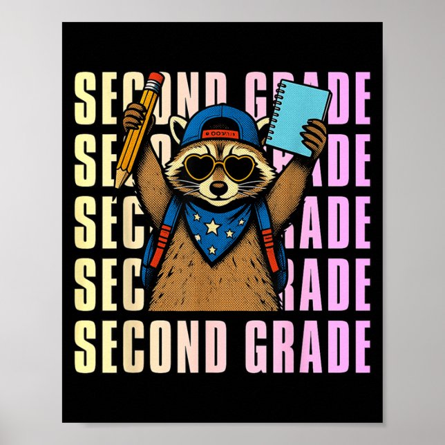 Second Grade Is Bananas Funny Back To School Poster (Front)
