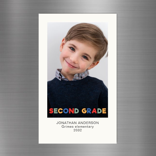 Second Grade Keepsake Photo Magnet (Creator Uploaded)