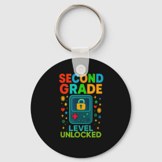 Second Grade Level Unlocked Gamer Ck To School Con Key Ring