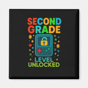 Second Grade Level Unlocked Gamer Ck To School Con Magnet
