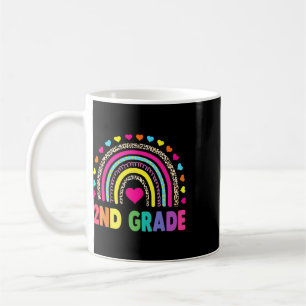 Second Grade Rainbow Girls Boys Teacher Team 2nd G Coffee Mug