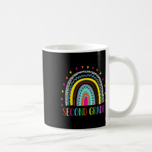 Second Grade Rainbow Leopard Team 2nd Grade Squad  Coffee Mug