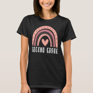Second Grade Rainbow Team Hello Second Grade Rocks T-Shirt