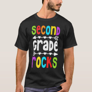 Second Grade Rocks 2nd Grade Back To School 5 T-Shirt