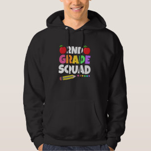 Second Grade Squad 2024 Back To School 2nd Grade T Hoodie
