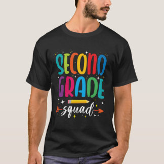 Second Grade Squad 2Nd Grader Back To School T-Shirt