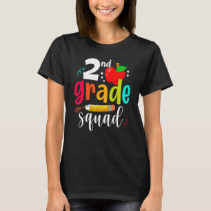 Second Grade Squad Back To School 2nd Graders Te T-Shirt