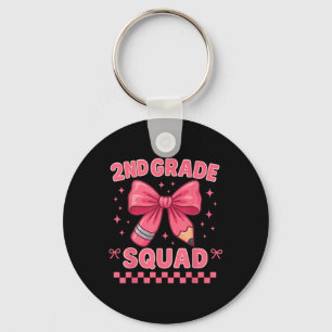 Second Grade Squad First Day Of School 2nd Grade C Key Ring