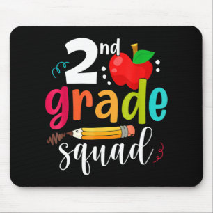 Second Grade Squad Fun Back To School 2nd Graders  Mouse Pad