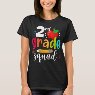 Second Grade Squad Fun Back To School 2nd Graders T-Shirt