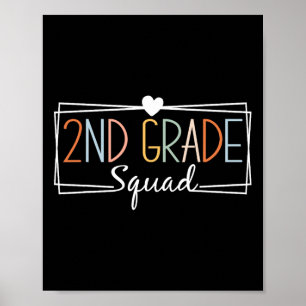 Second Grade Squad Teachers Kids 2nd Grade Byck To Poster