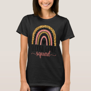 Second Grade Squad Team 2nd Grade Teacher Back To T-Shirt