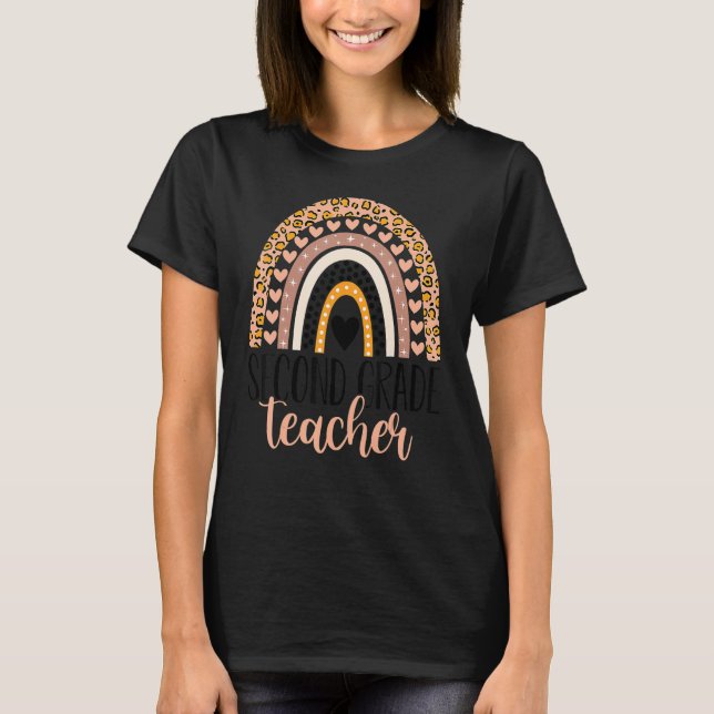 Second Grade Teacher 2nd Grade Teacher Back To Sch T-Shirt (Front)