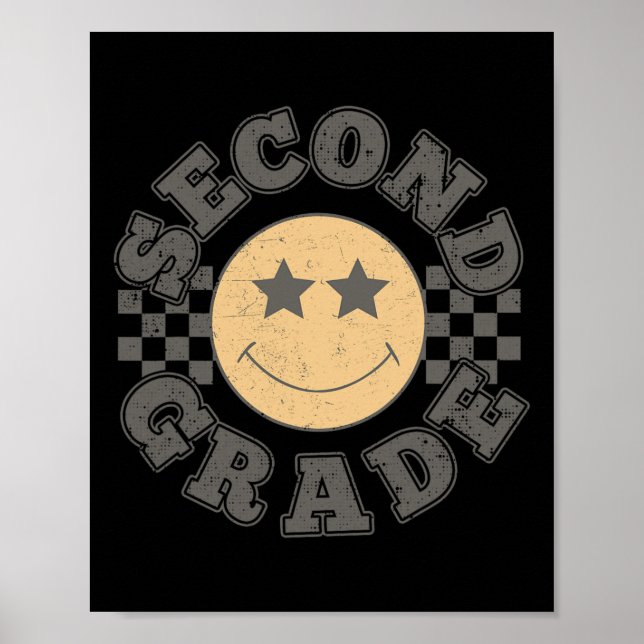 Second Grade Teacher First Day Of 2nd Grade Byck T Poster (Front)