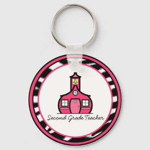 Second Grade Teacher Keychain