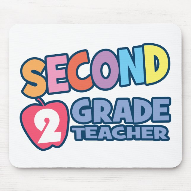 Second Grade Teacher Mouse Pad (Front)