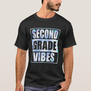 Second Grade Vibes - 2nd Grade Team Retro 1st Day T-Shirt