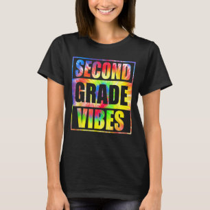 Second Grade Vibes - 2nd Grade Team Retro 1st Day T-Shirt