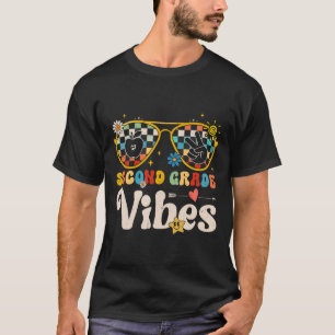 Second Grade Vibes - 2nd Grade Team Retro 1st Day T-Shirt
