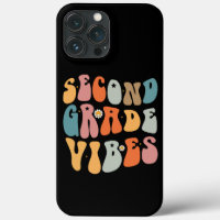 Second Grade Vibes Back To School Groovy School