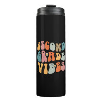 Second Grade Vibes Back To School Groovy School