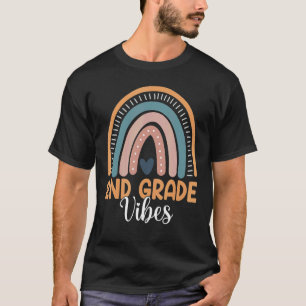 Second Grade Vibes Rainbow Back To School 2nd Grad T-Shirt
