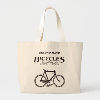 Second-Hand Bicycles Large Tote Bag