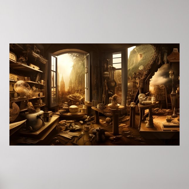 Second Hand Shop 19th Century Poster (Front)