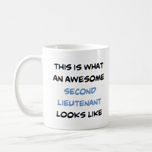 second lieutenant3, awesome coffee mug (Left)
