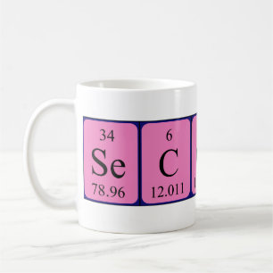 Second periodic table name mug