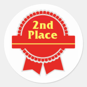 Second Place Sticker