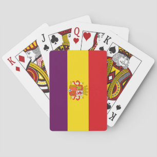 Second Spanish Republic Flag Playing Cards
