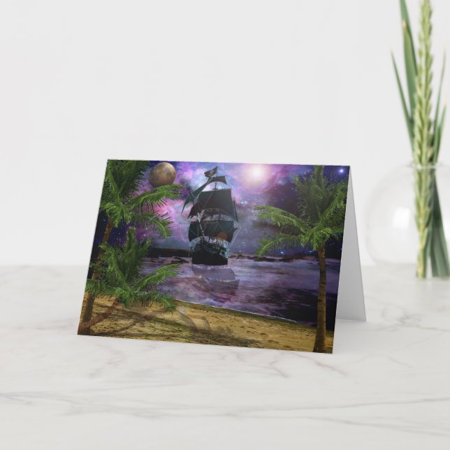 Second star to the right. card (Front)