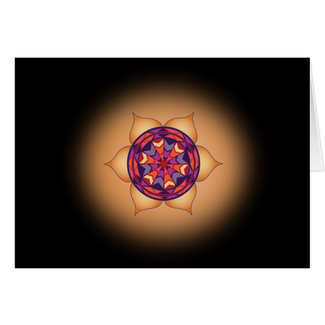 Second Step to Soul Card with Second Chakra Mantra (Front Horizontal)