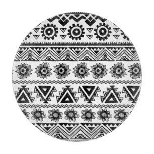 Second tribal ethnic, seamless pattern. cutting board
