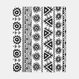 Second tribal ethnic, seamless pattern. fleece blanket